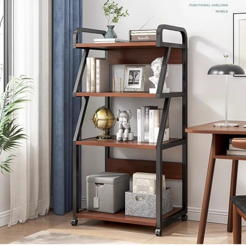 

Rolling Printer Storage Cart, Floor Cabinet with CPU Stand, Office Organization Rack, Mobile Under-Desk Storage Shelf