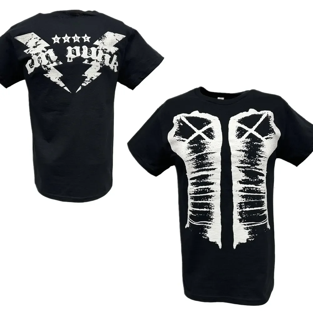 2024 yaz erkek 3D baskılı güreşçi cm punk T-shirt çocuk sokak spor büyük boy üst