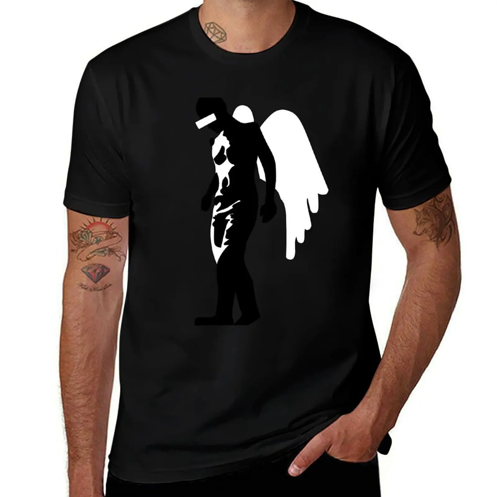 

Футболка Broken Angel, аниме, хлопковая футболка, футболка из 100% хлопка