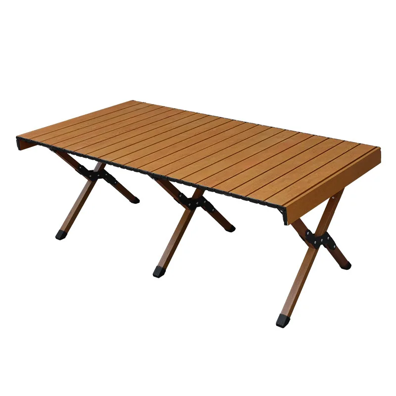 

Thickened aluminum alloy outdoor folding table portable camping table and chairs camping picnic stall eggs