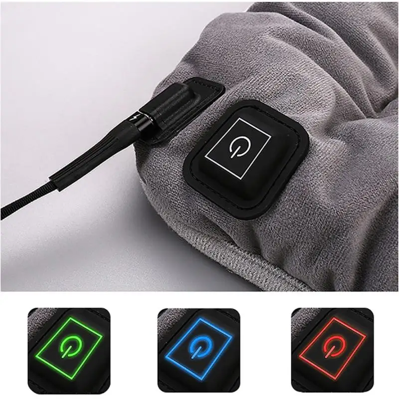 Cojín de calefacción eléctrica para coche y mascota, almohadilla calentadora de invierno, 3 velocidades, temperatura ajustable, manta eléctrica tipo