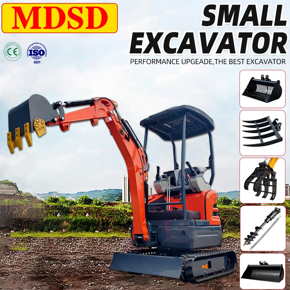 المصنع مباشرة حفارة صغيرة الزاحف حفار صغير مع كوبوتا CE EPA اليورو 5 حفارة صغيرة للحديقة مخصصة DDP الشحن