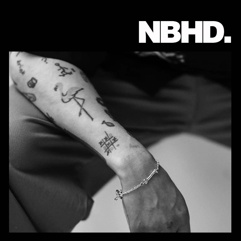 

NBHD Versatile 925 Silver Skull Bone Bracelet