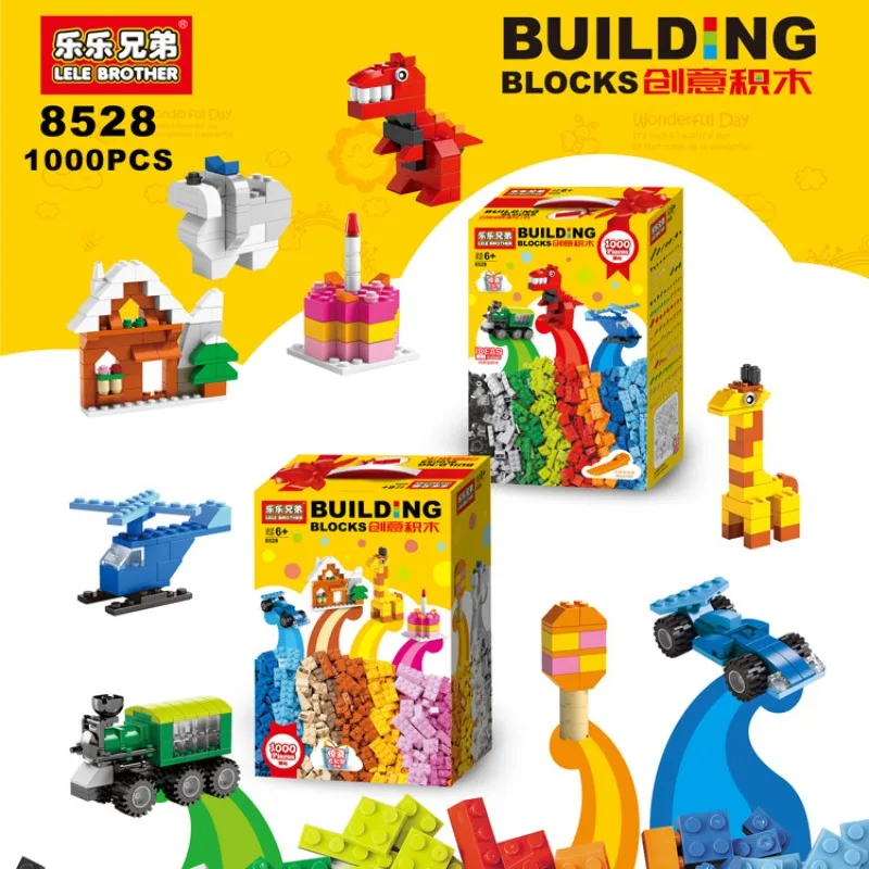 Bloques de construcción, coches, animales, ideas educativas, juguetes DIY para la estimulación infantil, regalos de cumpleaños, mini muñecas humanoides