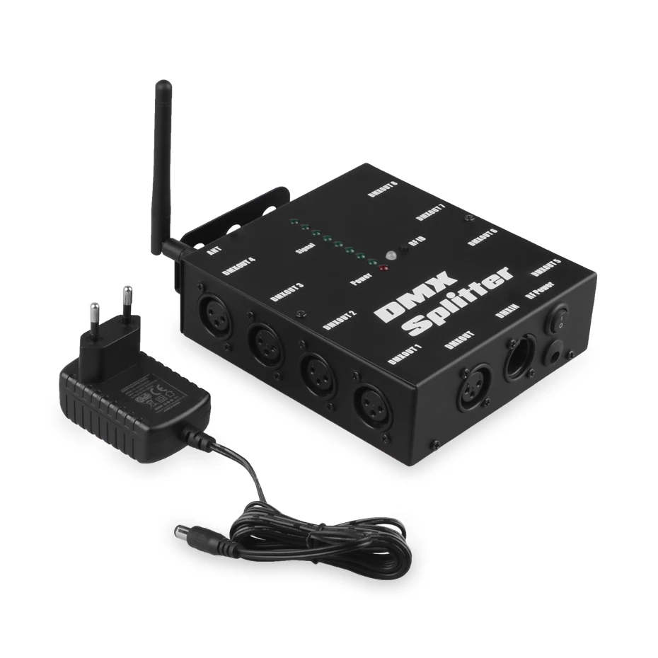 Imagem -05 - Alien-wireless Isolado Splitter Amplificador Dmx Transceiver Receiver para dj Disco Stage Lights Way 3-pin Dmx 512