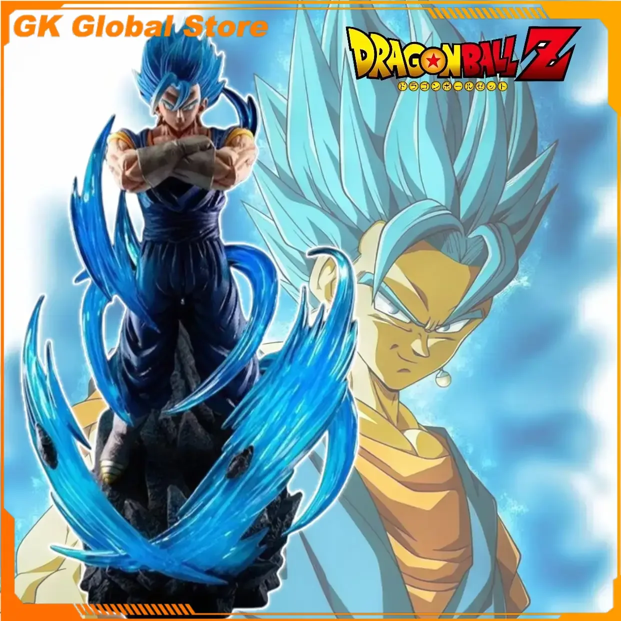 

33cm new Dragon Ball Anime Figure Vegetto Peripheral PVC model Scene statue Desktop decorate collect ornaments Birthday gift toy