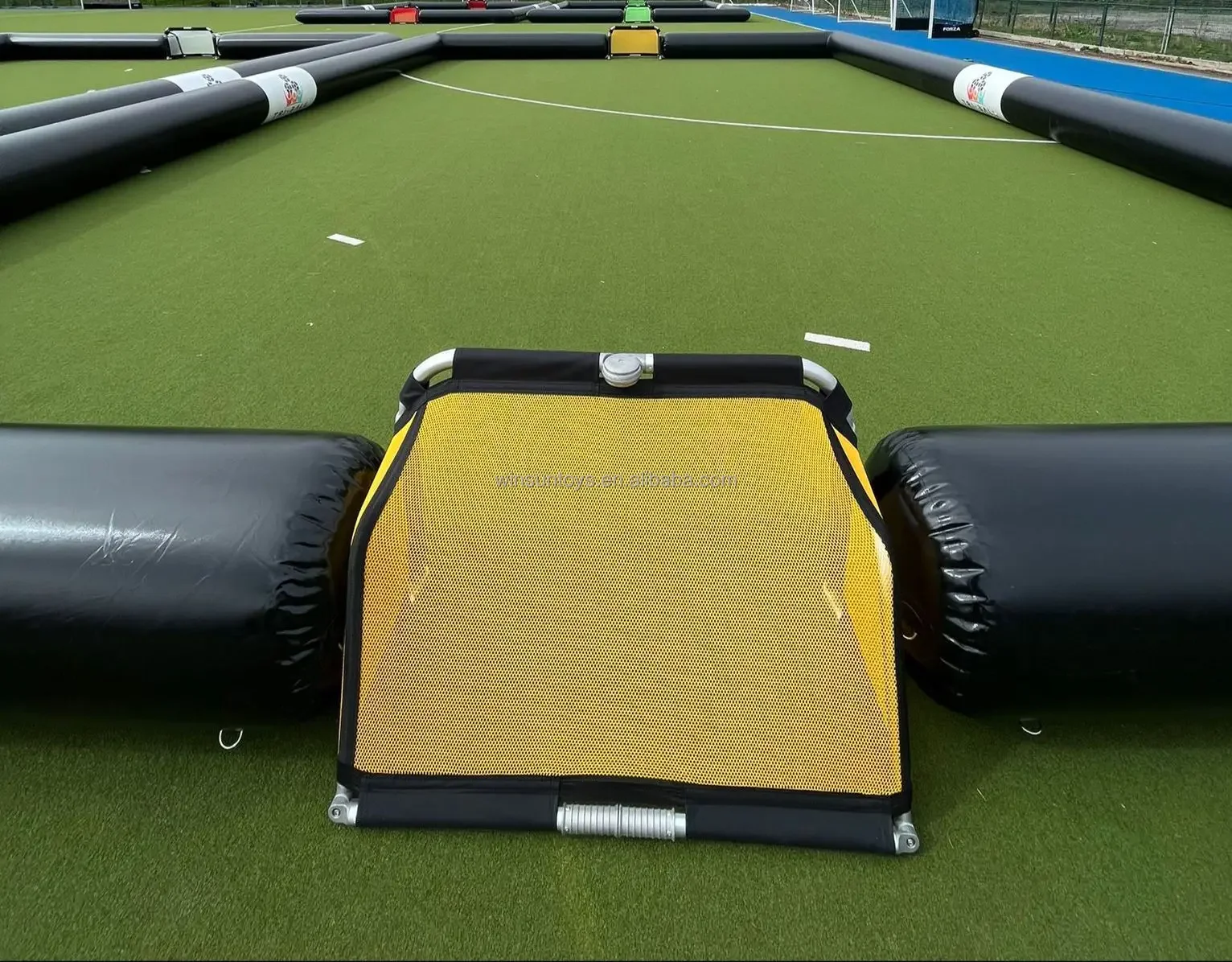 

Adults Custom logo Airtight Tarpauli Inflatable Football Tournament 3v3 air Pitch Arena Soccer Field Inflatable for Sport