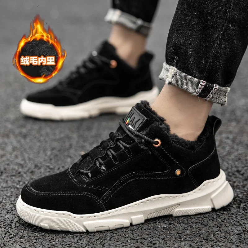 Hot Sale High Quality winter Men Casual Shoes Comfortable Keep Warm Men Fashion Sneakers Outdoor Light Non-slip Men Cotton sh