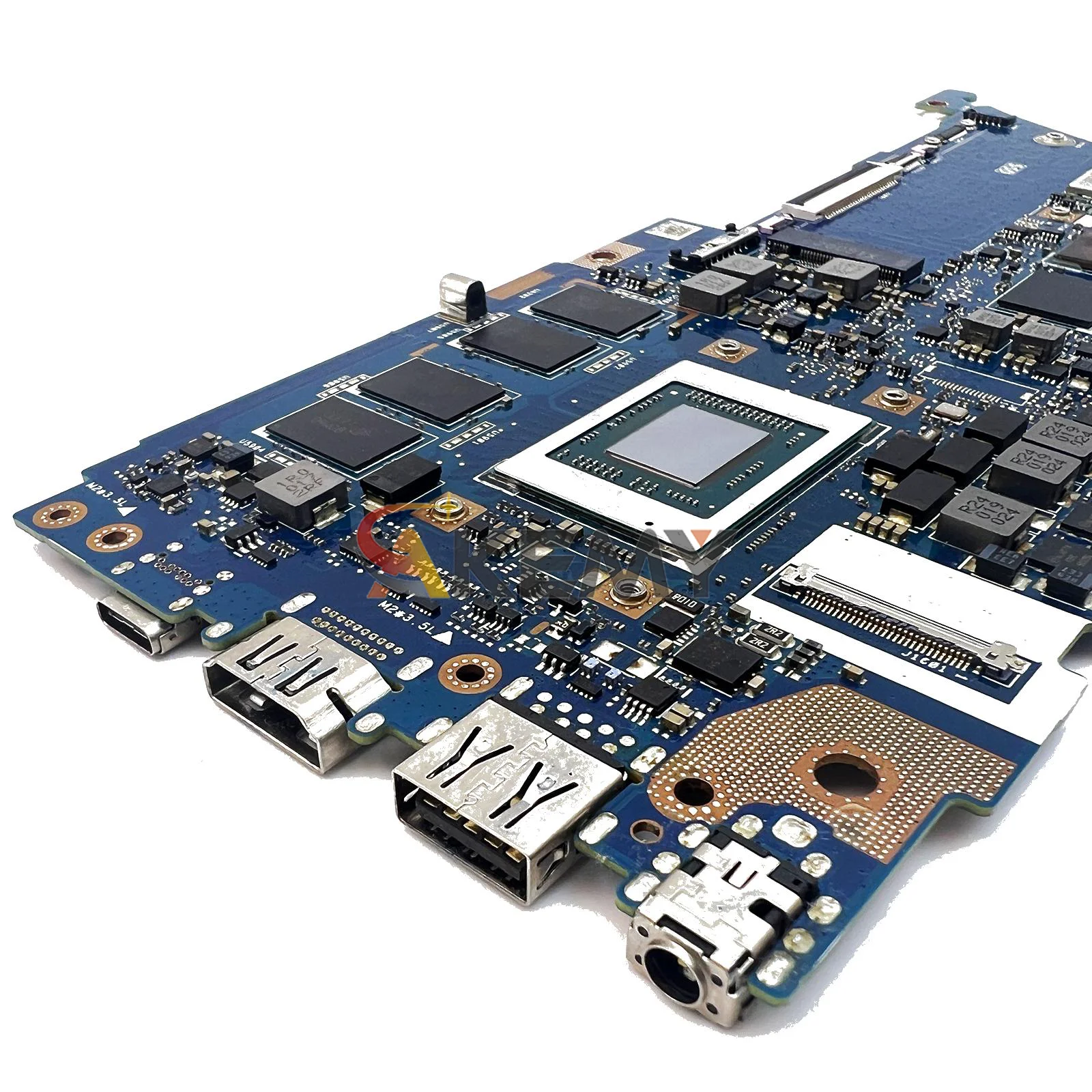 Ux434iq placa-mãe do portátil para asus zenbook ux434i q407iq ux434iq notebook mainboard com r3 r5 r7 cpu 100% testes ok navio rápido