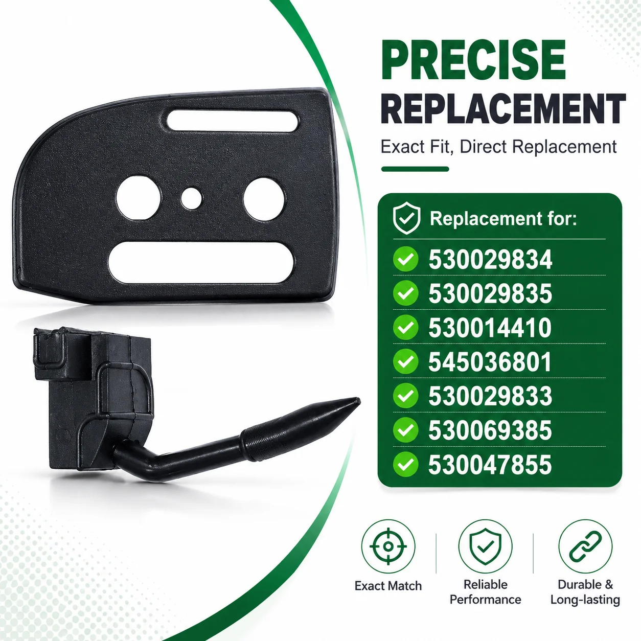 Chain Guide Bar Plate Oil Pump Kit Replacement For Husqvarna 36 41 136 136LE 137 137E 141 141LE 142 142E Chainsaw OEM 530029834