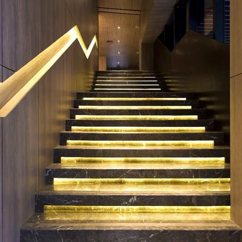 

Intelligent induction step chasing light running water marquee with steps hidden power light