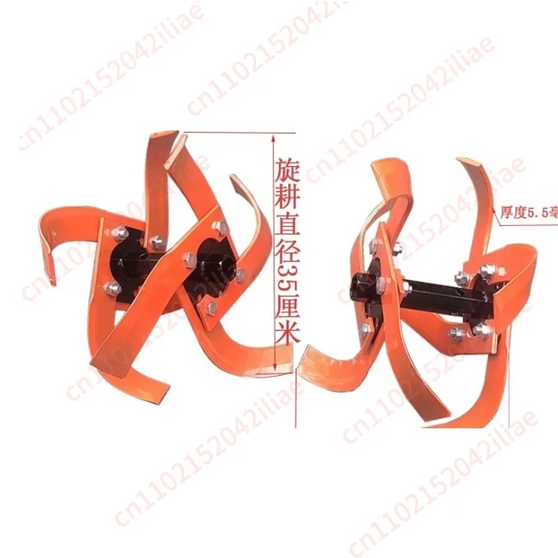 

For Micro Tiller To Loosen Soil Manganese Steel Material Hard Ground Loosen Soil Planned Deep Tillage Durable Rotary 1 pcs