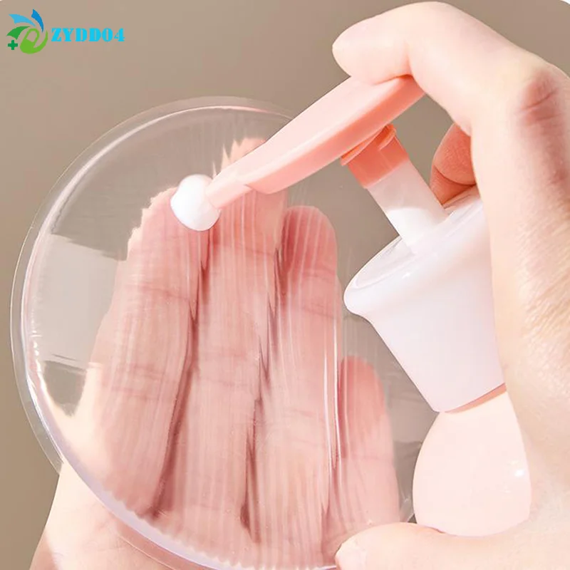 ● พัฟแต่งหน้าแบบใส ไม่เป็นขุย พัฟซิลิโคนเจลนุ่ม สำหรับทาโลชั่นทาตัว รองพื้นหน้า เครื่องมือสำหรับทาเครื่องสำอาง