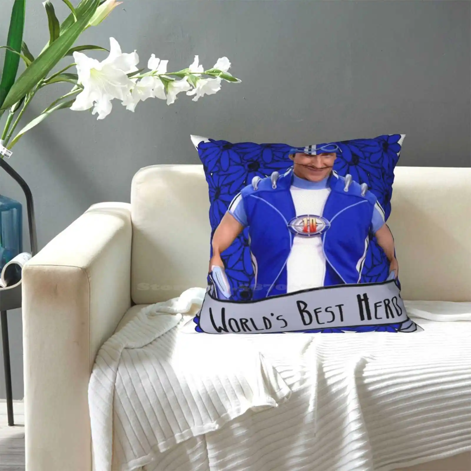 Sportacus Pillowslip Pillowcase Lazy Town Sportacus Sportacandy Robbie Rotten Lazytown Meme Funny Lazytown Aesthetic