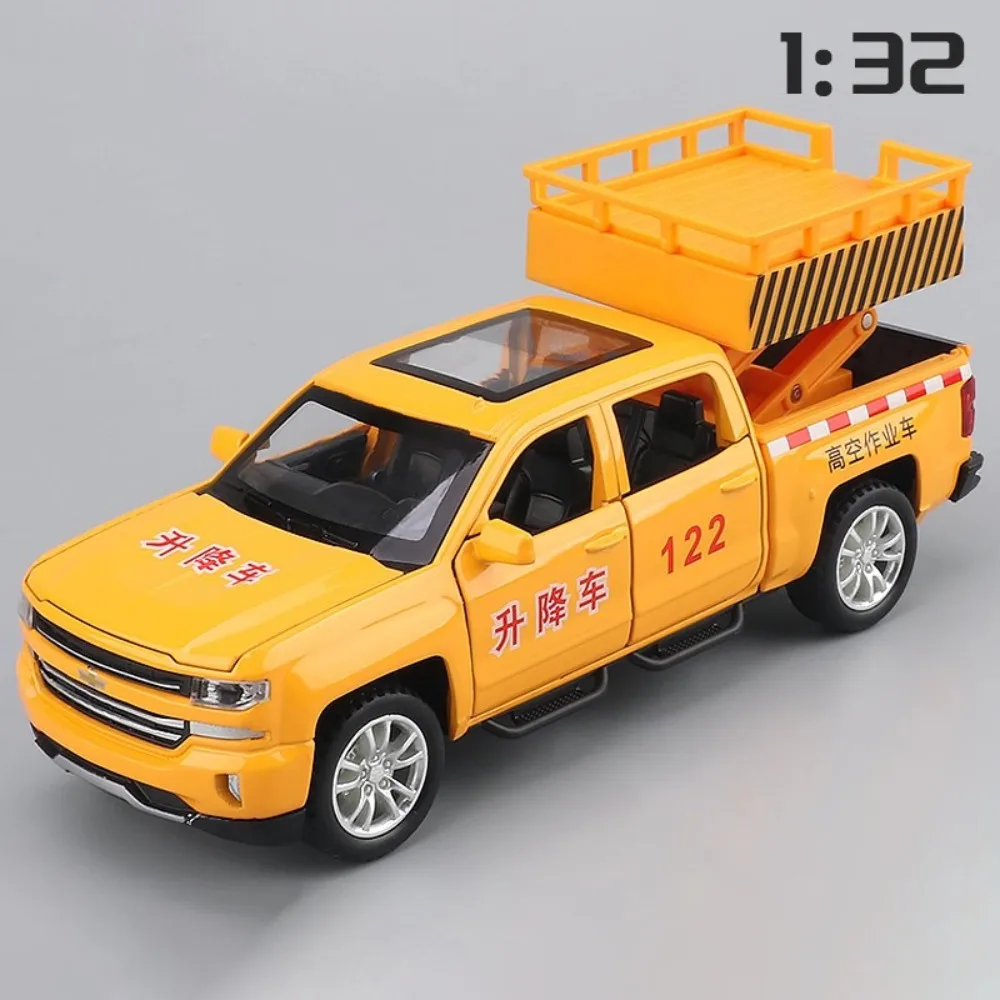 1:32 Große Höhe Bedienung Heben Auto Muldenkipper Spielzeug Modell Sound Licht Zurückziehen Engineering Fahrzeuge Kinder Geburtstag Geschenke