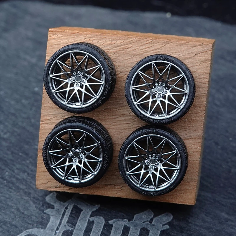 New PuffStudio_1/64 Scale Wheel Hub 8.1mm/8.5mm Plug-in Hub Suitable for 1:64 Car Model Modification Accessories