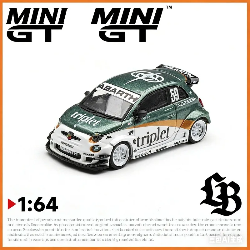 

MINI GT 1216 Abas LBWK 1/64 TY Special Edition realistic alloy car model, for boys' toys and adult collection display items.