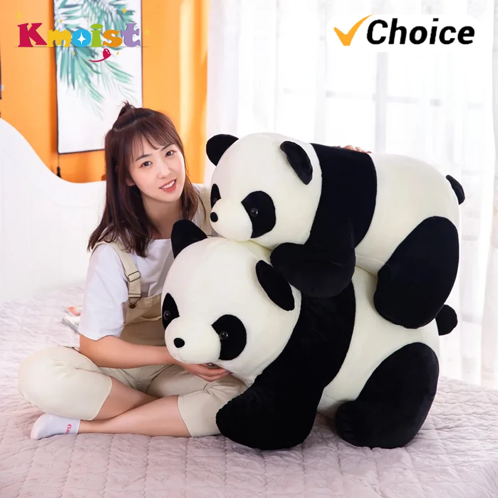 Nieuwe Zachte Cartoon Panda Speelgoed Kinderen Gevuld Klein Kussen Panda Pluche Knuffeldier Panda Knuffel voor Kinderen Kerstcadeaus