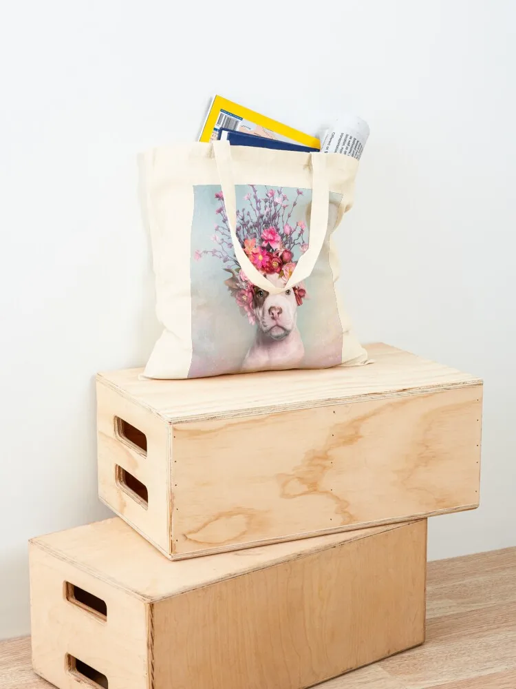 Flower Power, Rum Tote Bag shopper bags for women tote bag woman handbag hand bag