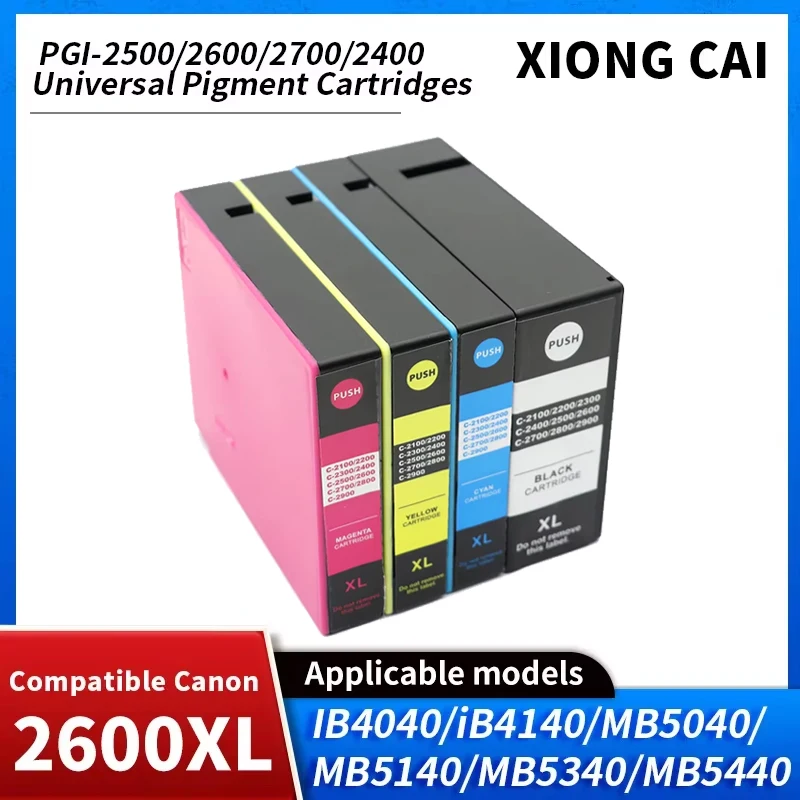 compatibility for Canon PGI2600 PGI2600XL Compatible Ink Cartridge For Canon MAXIFY IB4060/MB5060/MB5160/MB5360/MB5460 Printer