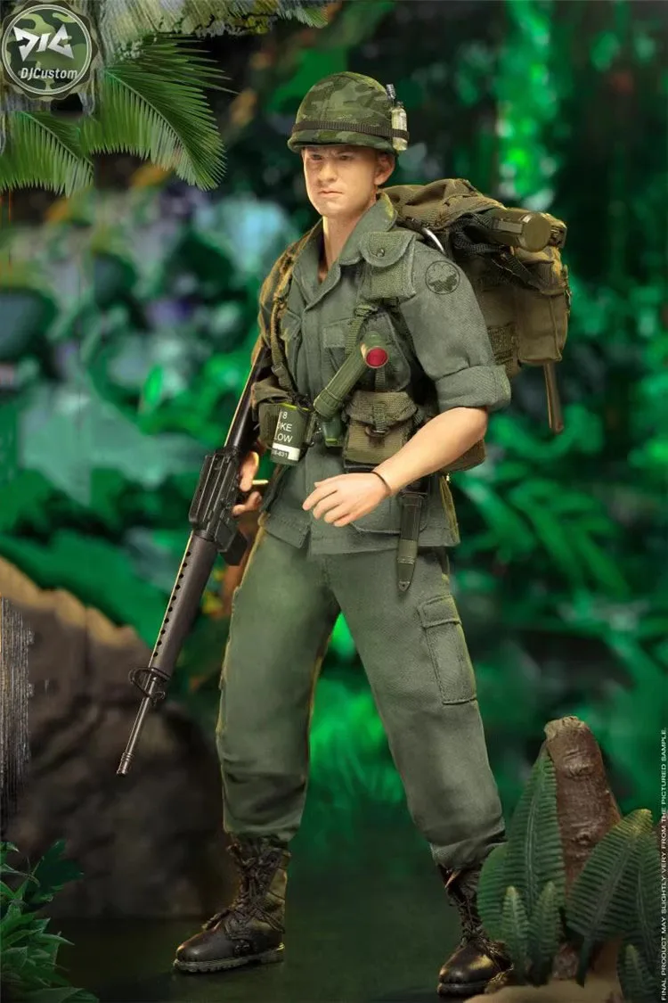 

DJ-CUSTOM DJ-16008 1/6 Soldier Vietnam War US Military Gump Tom Hanks Model Toy Full Set 12'' Action Figure Doll Gift In Stock