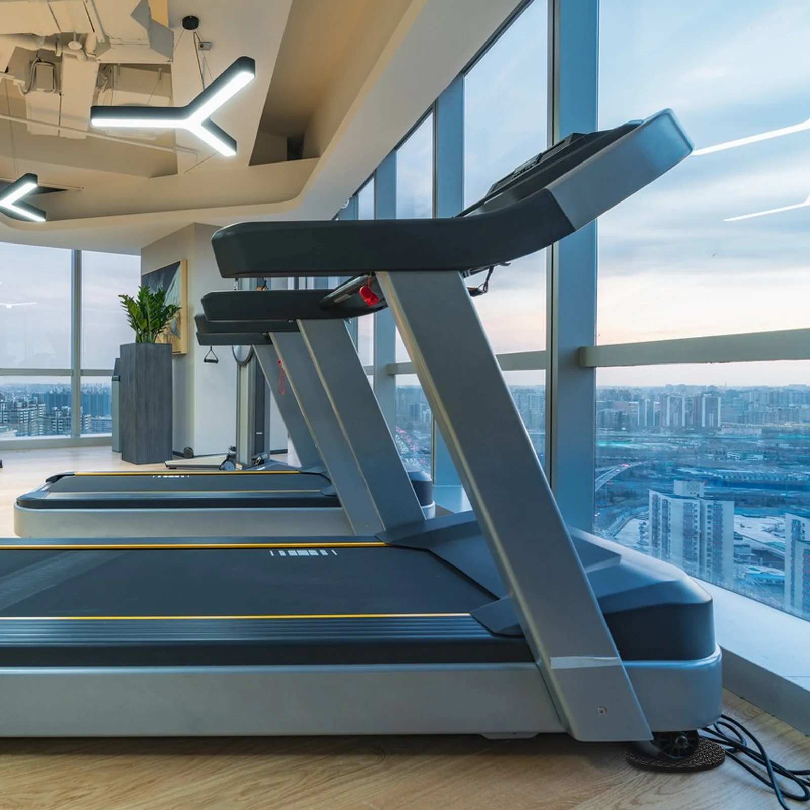 6 قطعة مفرغة الكلمة حصيرة سميكة امتصاص الصدمات الحد من الضوضاء عدم الانزلاق أجهزة لياقة بدنية حامي حصيرة للسجاد بلاط الخشب الصلب