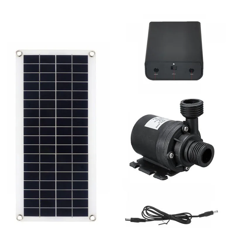 30W12V Solar Water Pump Set, Battery Box, New Energy, Large Flow, Green and Environmentally Friendly Pumping