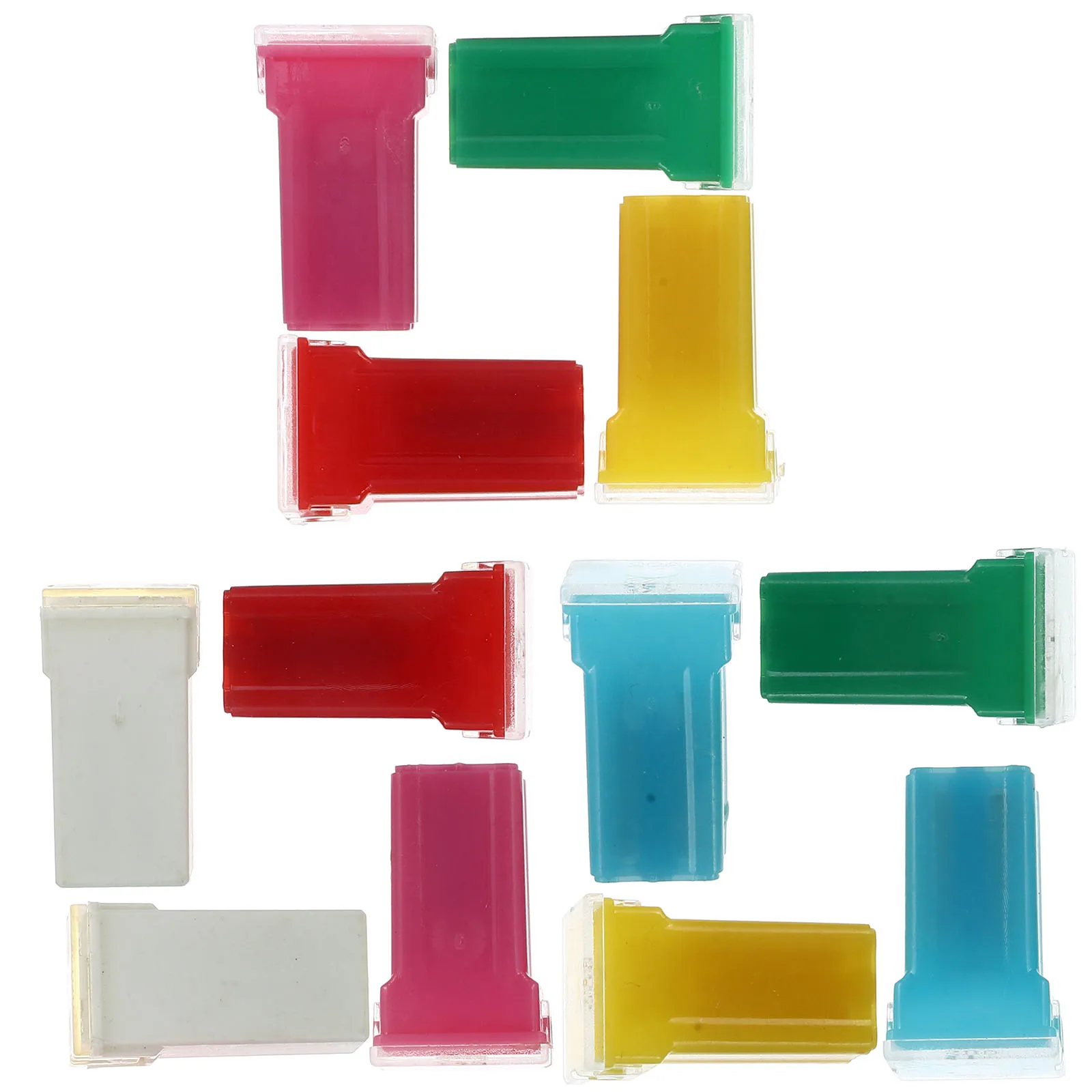 

12pcs Car Fuse Organizer Reusable Plastic Container Box For Cars Trucks Boats Multi-Function Fuse Storage Case Circuit