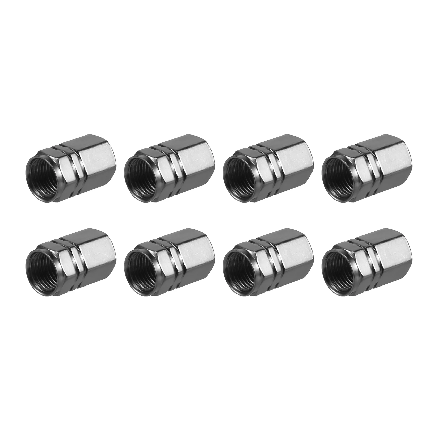 

Classy-8 Pieces Tire Stem Valve Caps Wheel Valve Covers Car Dustproof Tire Cap, Hexagon Shape Titanium Gray