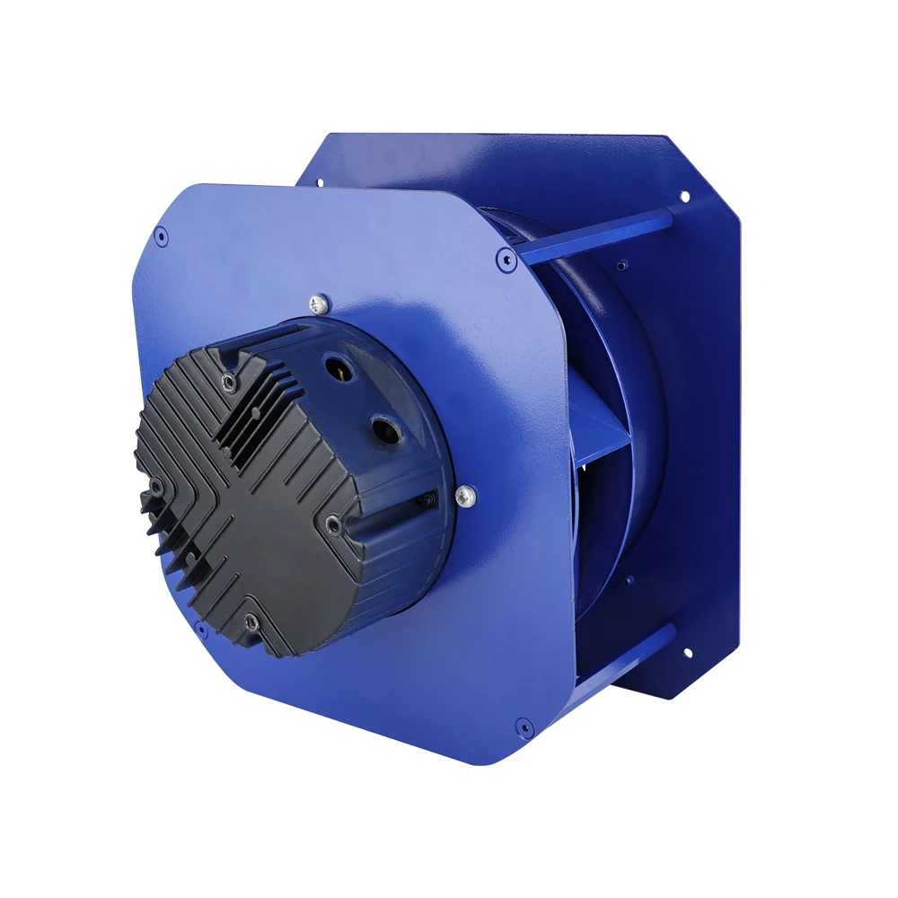 

LONGWELL Hot Sale 225 X 99 mm 250mm EC Motor Backward Centrifugal Fan with Bracket and Flange AHU, FFU, air Exchanger
