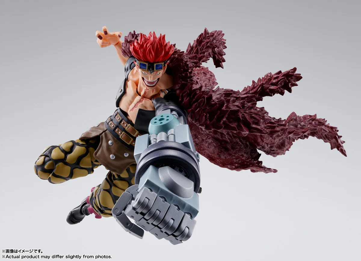 오리지널 원피스 S.H.Figuarts EUSTASS.KID-오니가시마 애니메이션 PVC 액션 피규어 장난감 컬렉션 인형 피규어