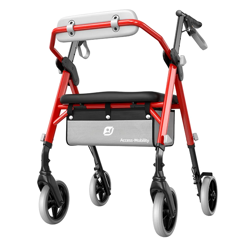 Christmas Gifts, Walkers For Seniors, Maidesite Rollator Walker With Seat, Max 350 Lbs, Avant Walkers With Ergo Seat & Backrest