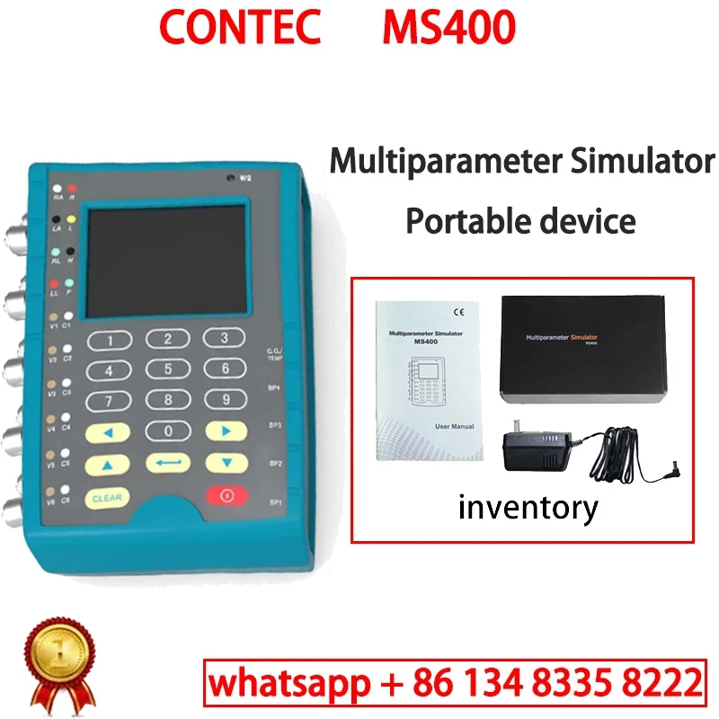 Contec Manufacturer shipping, MS400 Multi Parameter Patient Simulator ECG IBP Temperature Patient Simulator
