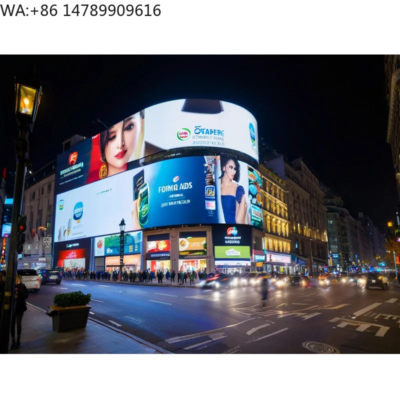 Водонепроницаемые индивидуальные LED-дисплеи, полноцветные HD-экраны, видеоэкраны, большие уличные рекламные экраны, прозрачные дисплеи с чипом на плате