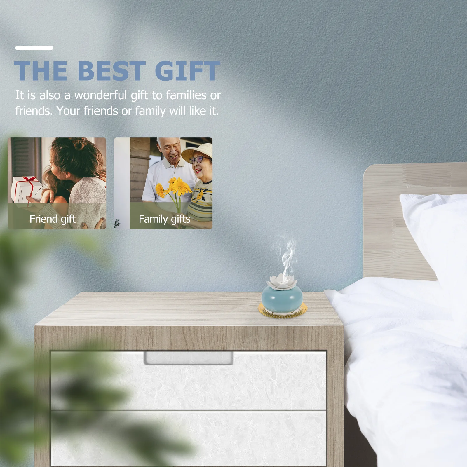 

USB Humidifier Home Air Dampener Portable Aroma Diffuser Freshener Machine Tabletop Atomizing Household