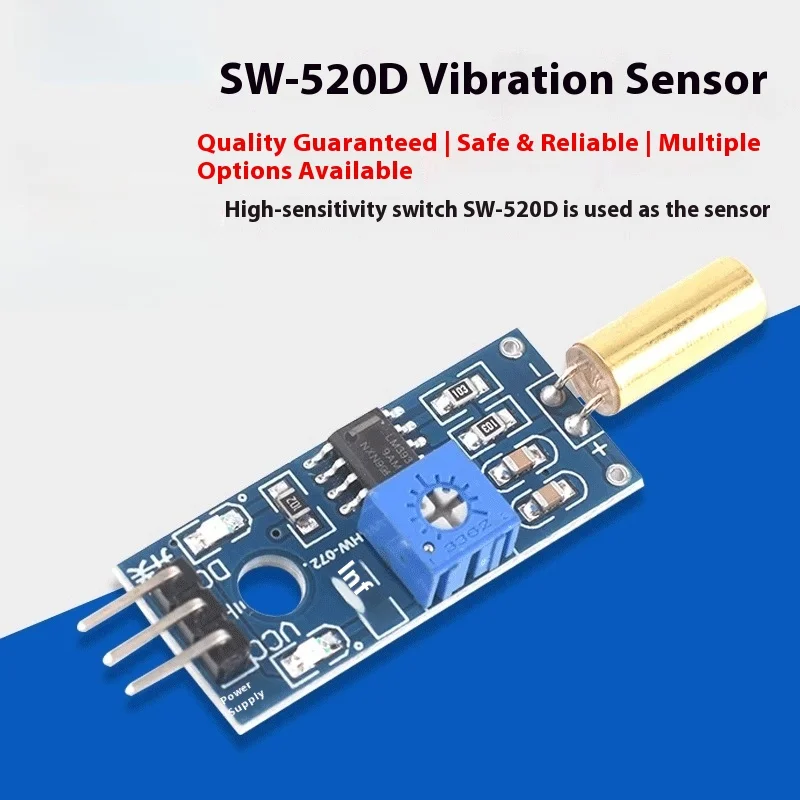 SW-520D Tilt Sensor Module Ball Switch Vibration Sensor for Arduino DIY Projects