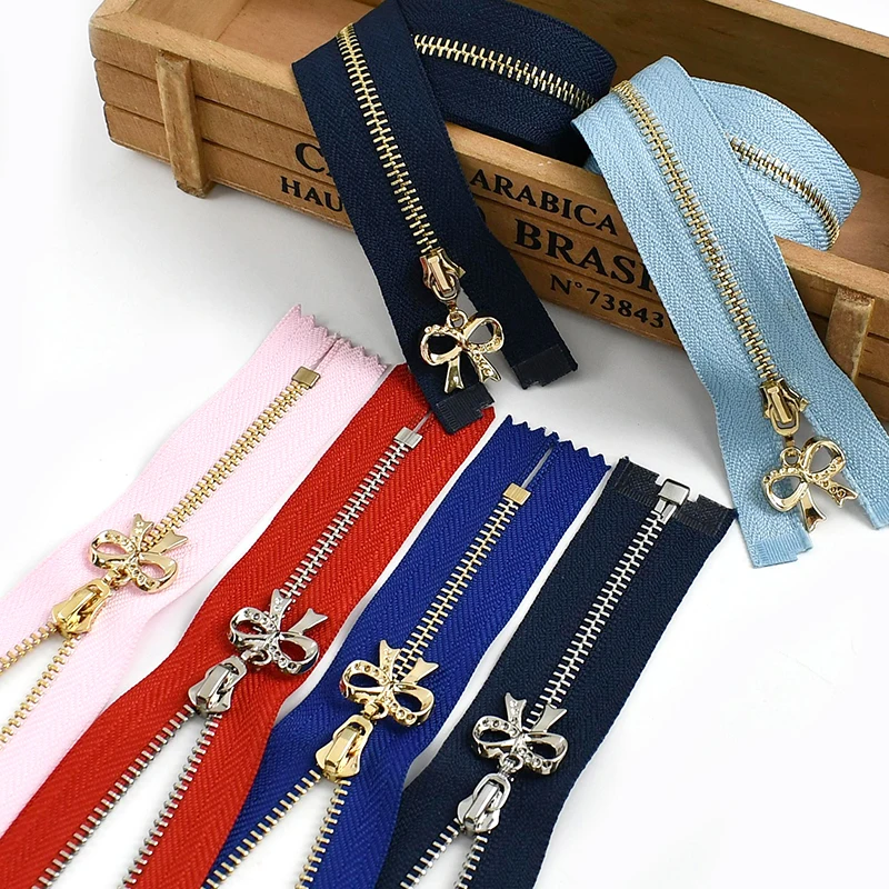 

3Pcs Meetee 3#15-70cm Metal Zipper for Jacket Bag Pocket Decor Zip Closure Replacement Zippers Repair Kit DIY Sewing Accessories