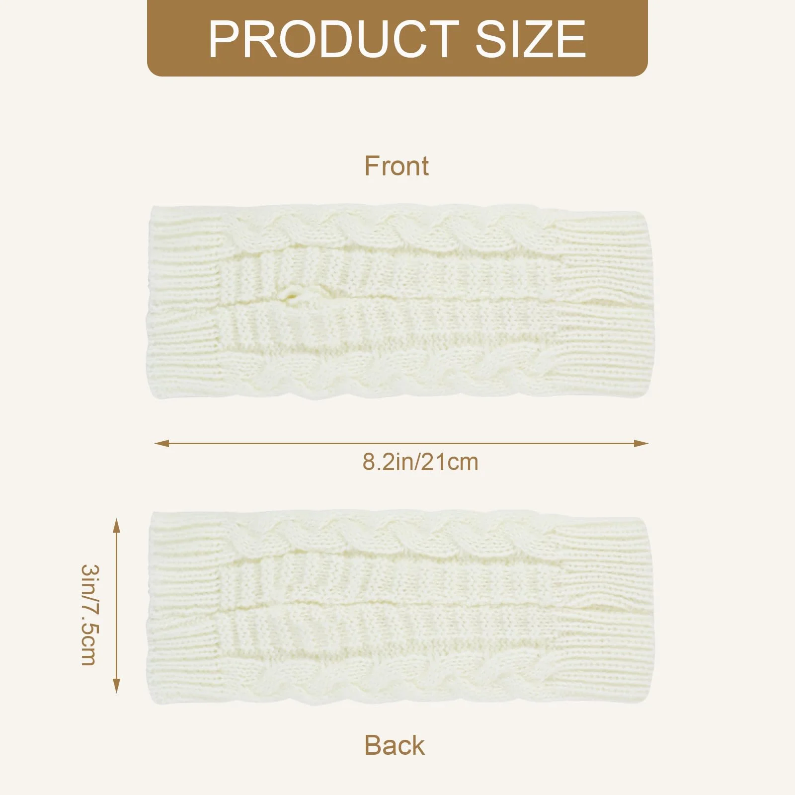 Women Stylish Hand Warmer Winter Gloves Arm Crochet Knitting Faux Wool Mitten Warm Fingerless Glove Twist Pattern Women Gloves