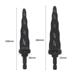 Copper Tube Expander English Metric Expander for Hexagonal Handle Hand Drill