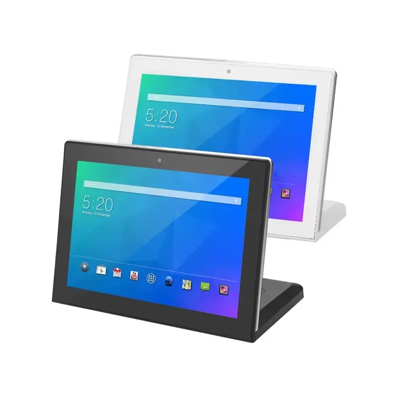 OEM L Type 10.1 Inch Android Desktop Tablet PC Customer Feedback POS System with RJ45 NFC & POE Touch Screen Ordering