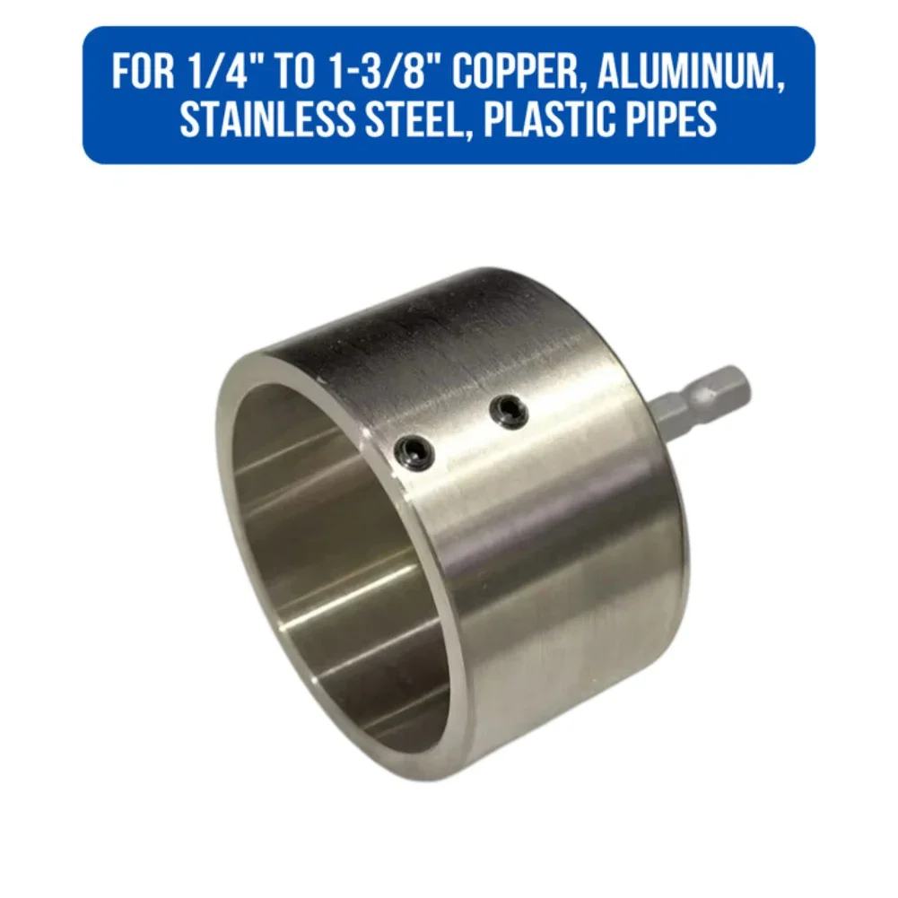 

Small Pipe Chamfering Tool For Inner/Outer Deburring With Drill Adapter For Stainless Steel Tube Edge Smoothing