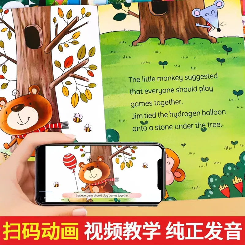 Early Childhood English Education Enlightenment, Graded Reading Picture Books, Zero Foundation Daily Bilingual Storybooks