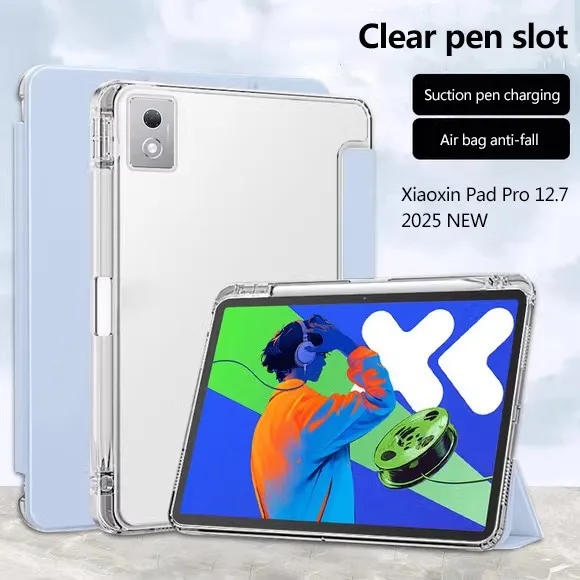 

With Pen Slot For Lenovo Tab P12 12.7 2025 Pad Pro 12.7 2nd 2025 M11 K11 B11 P11 Plus Pad 11 P11 Pro 11.5 M10 Plus 3rd 10.6