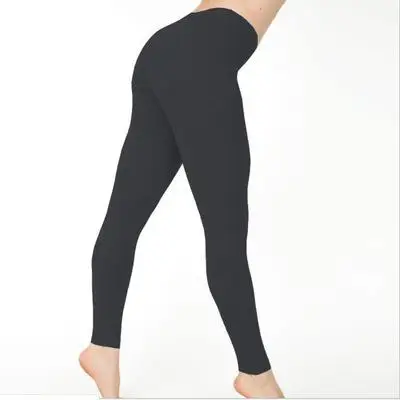 

Large Size Low Waisted Cropped Leggings Tight Pants Women's Base Layer Cotton 00% Summer Nine-Foot Length