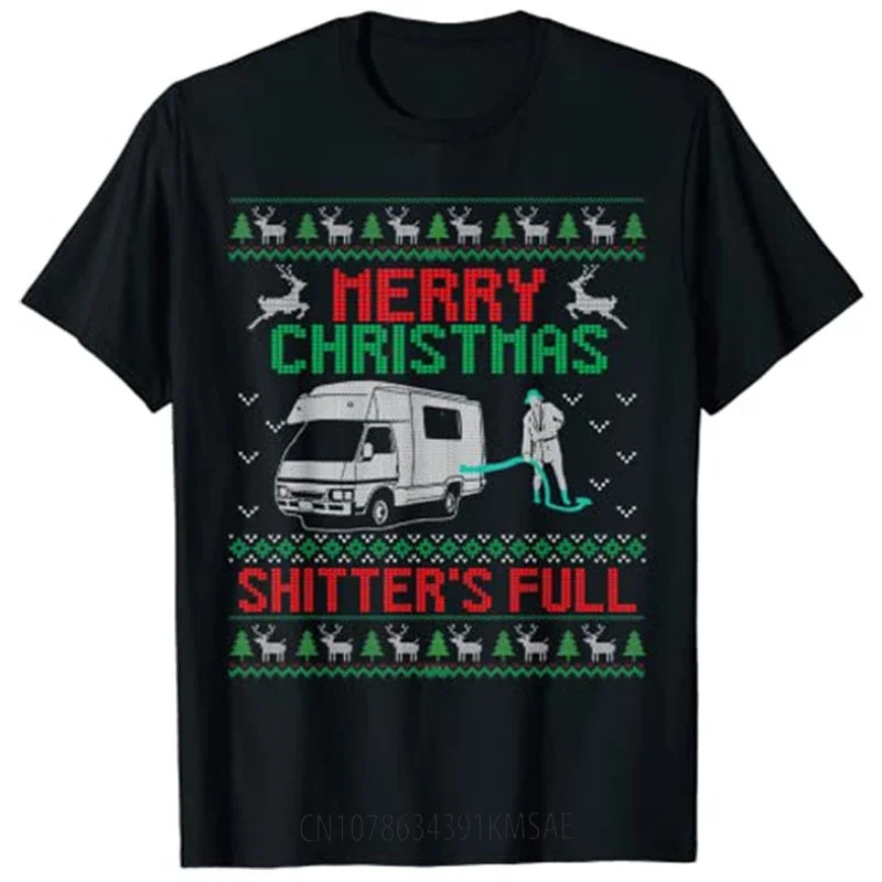 Merry Christmas Shitter Sweater Was Full Funny Xmas Pajama T-Shirt