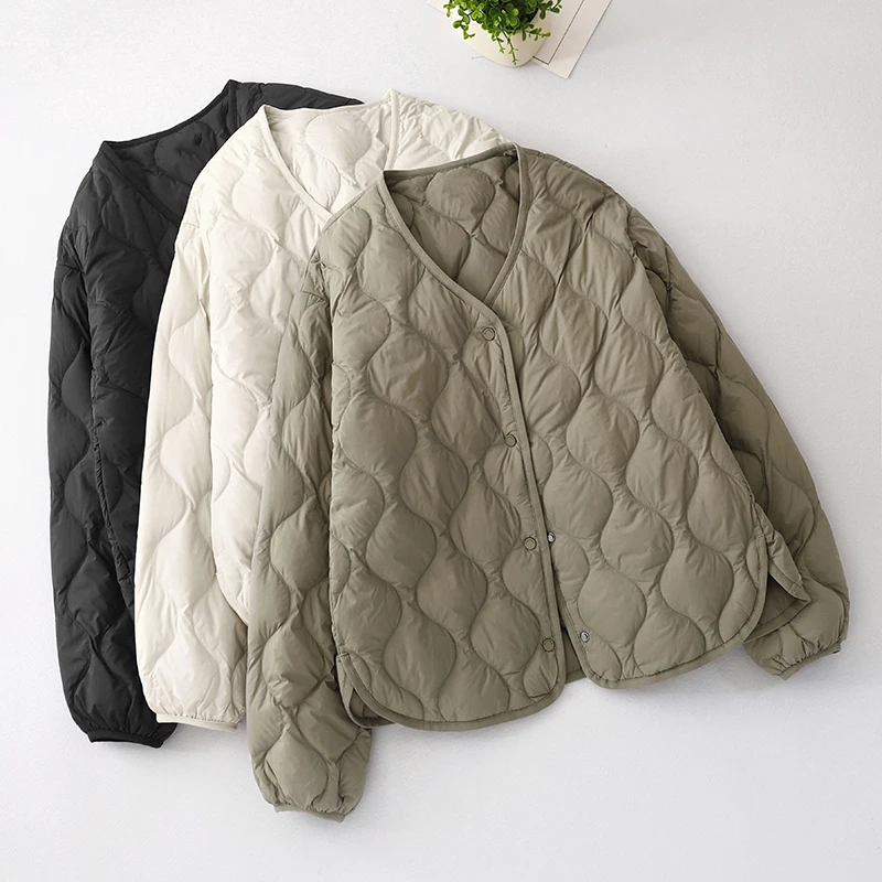 

Lightweight Padded Cotton Jaet Women's Faion ort Loose plus Size Casual round Ne Outerwear Warmth Autumn Winter
