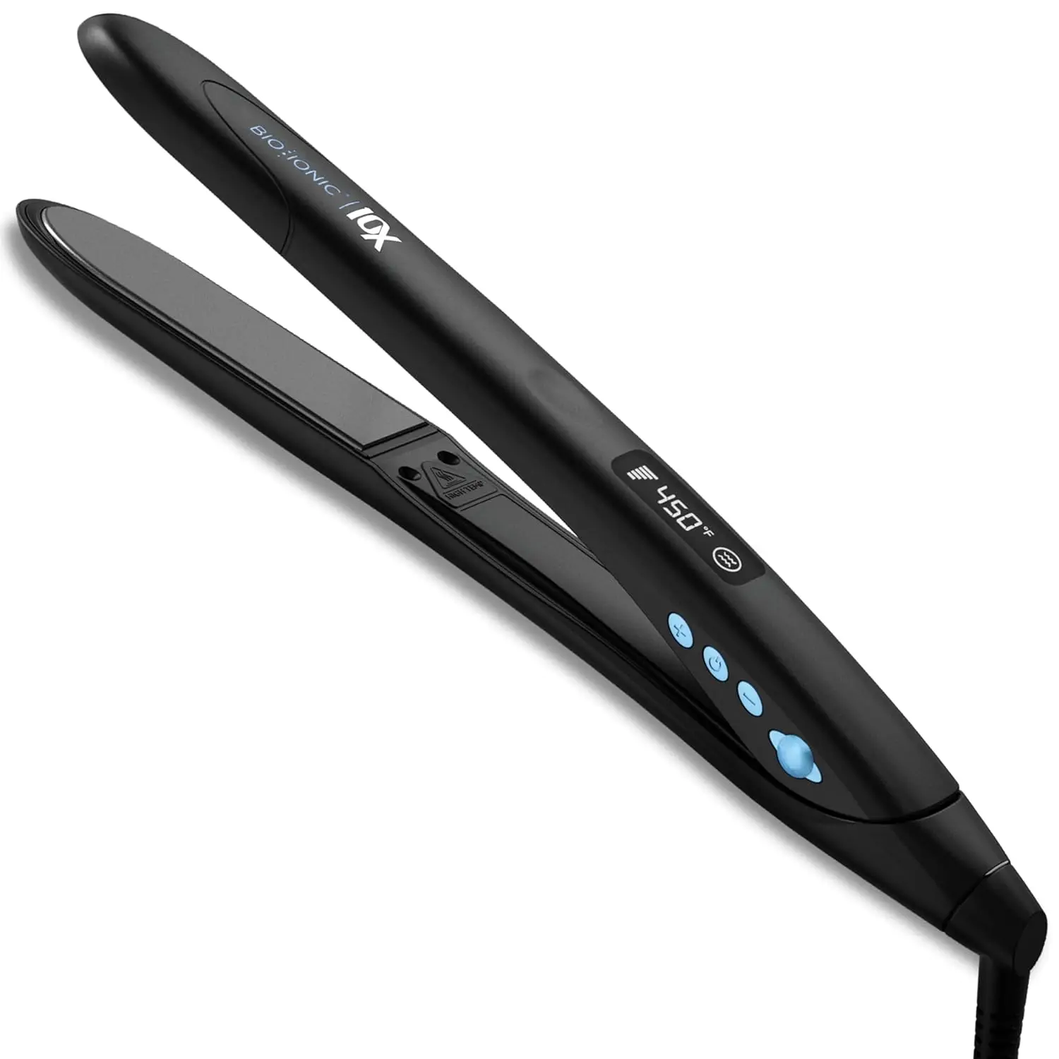 

Sonic Vibrating Hair Straightener with Ion Complex, 60-Second Heat Up for Smooth Styles, Frizz Reduction & Versatile Wavy Looks