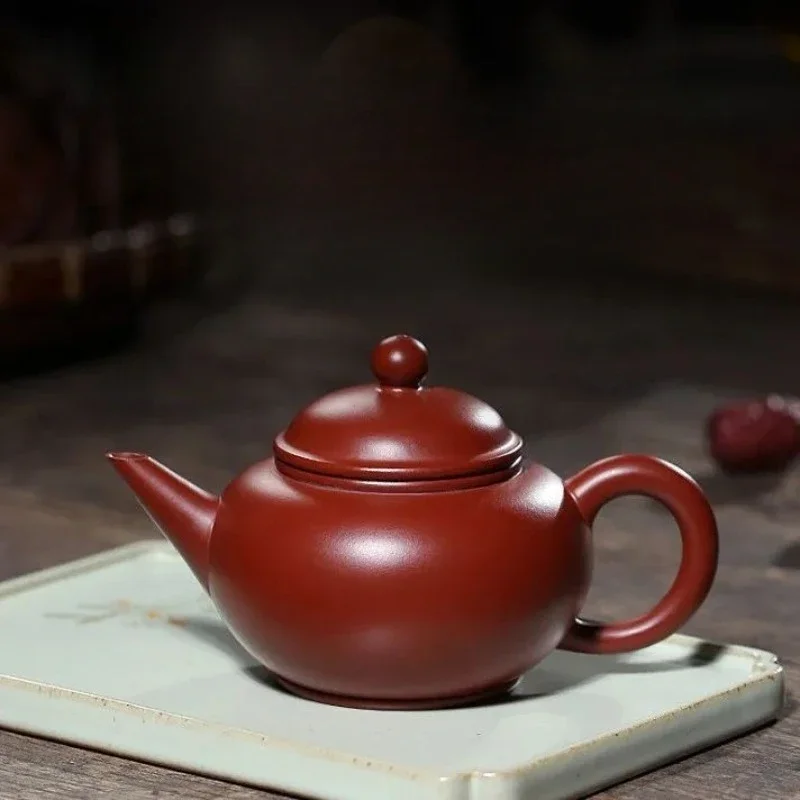 200ml Chinese Yixing Purple Clay Teapots Raw Ore Dahongpao Home Tea Pot Tea Ceremony Accessories Household Zisha Teaware