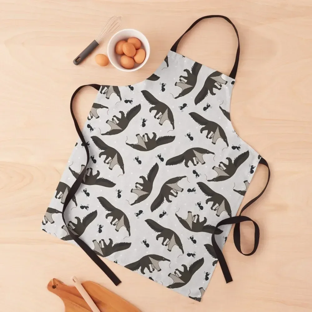 

Giant Anteaters and Ants All over Pattern Apron Kitchen Tools Hairdresser Kitchen Items Apron