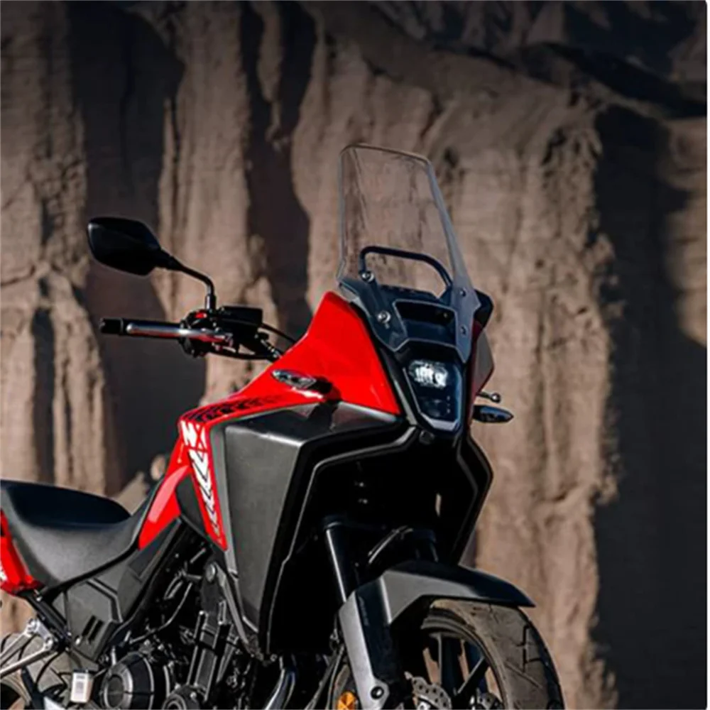 Upgraded version windshield For Honda NX400 NX500 High quality windshield Modification with High and Thick Front Windshield